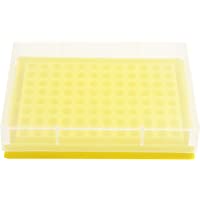 Rack de tubos de PCR para microtubos de 0-2 ml-96 posiciones (Amarillo)